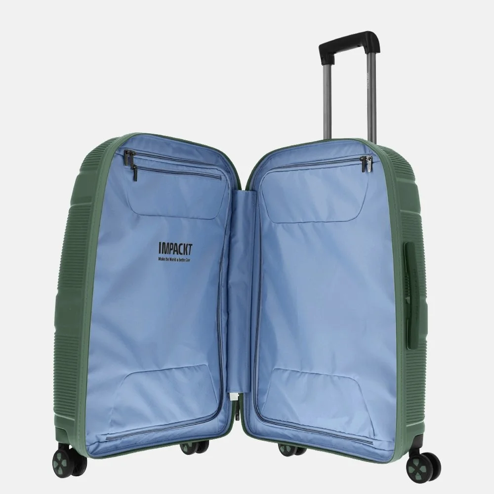 Impackt Spinner koffer 65 cm deep sea blue bij Duifhuizen