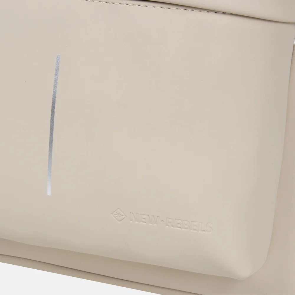 New Rebels Mart rugzak 13.3 inch beige bij Duifhuizen