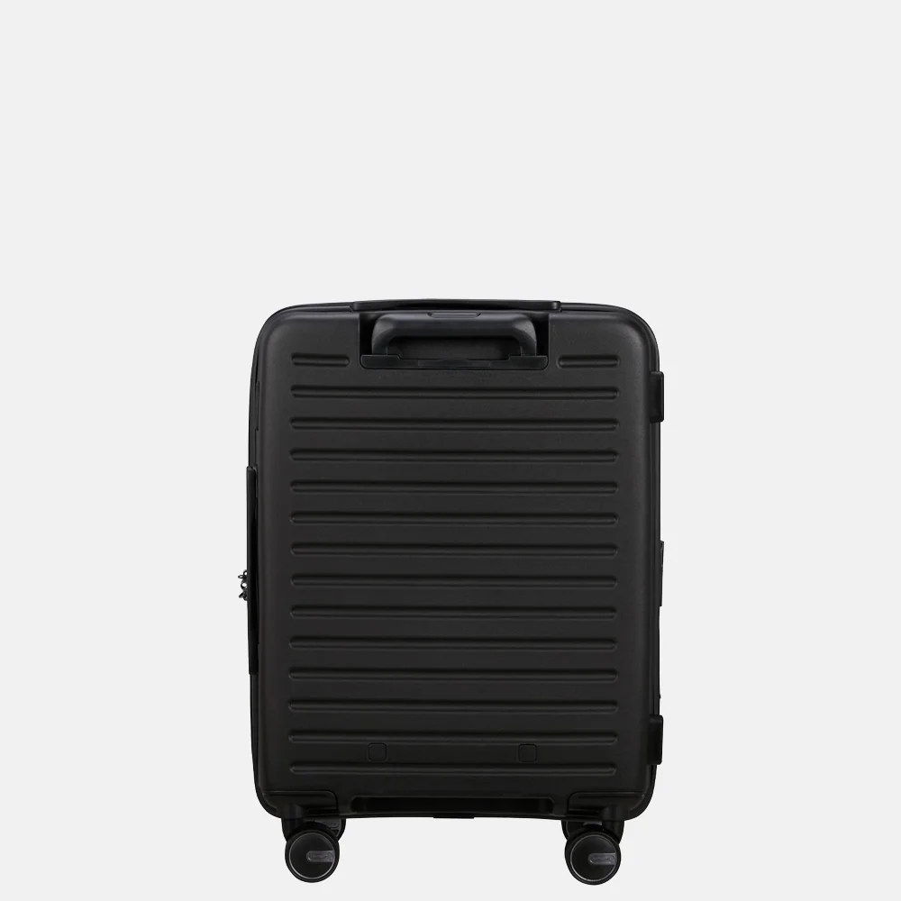 Samsonite Restackd handbagage koffer 55 cm uitbreidbaar black bij Duifhuizen