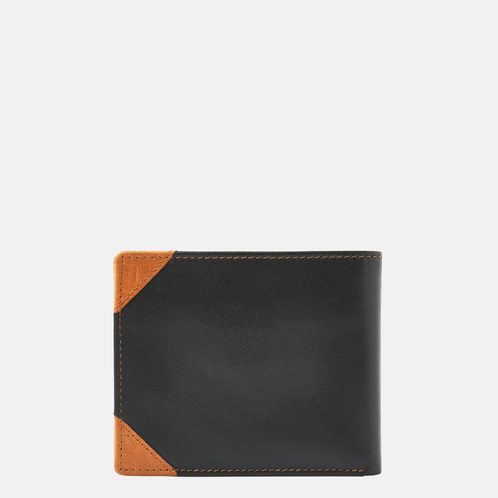 Castelijn en Beerens 80 year Jubileum billfold zwart/cognac bij Duifhuizen
