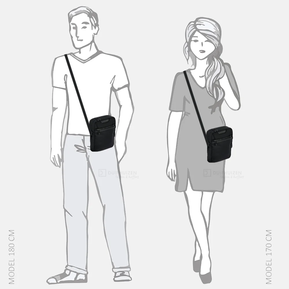 Porsche Design Evo schoudertas XS black bij Duifhuizen