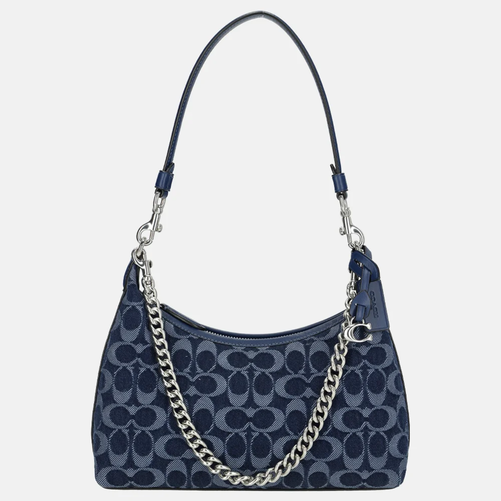 Coach Juliet schoudertas deep blue multi bij Duifhuizen