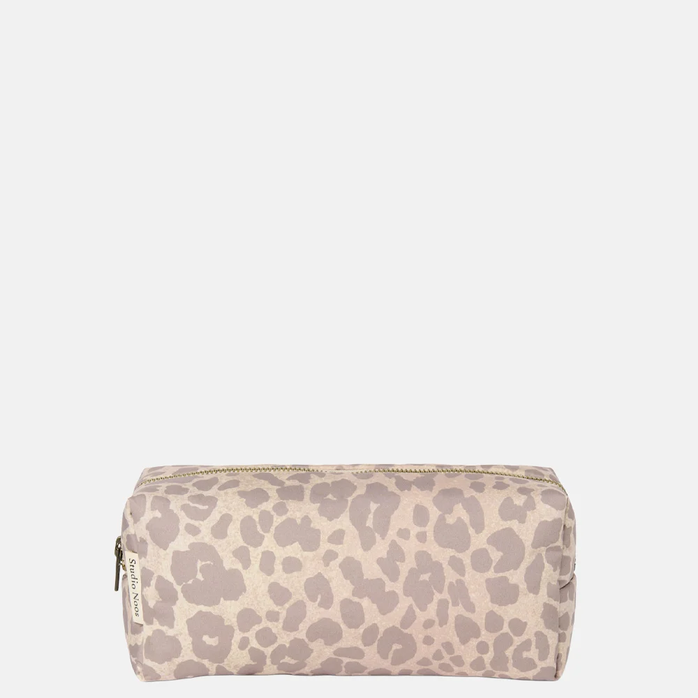 Studio Noos Puffy pouch toilettas beige leopard