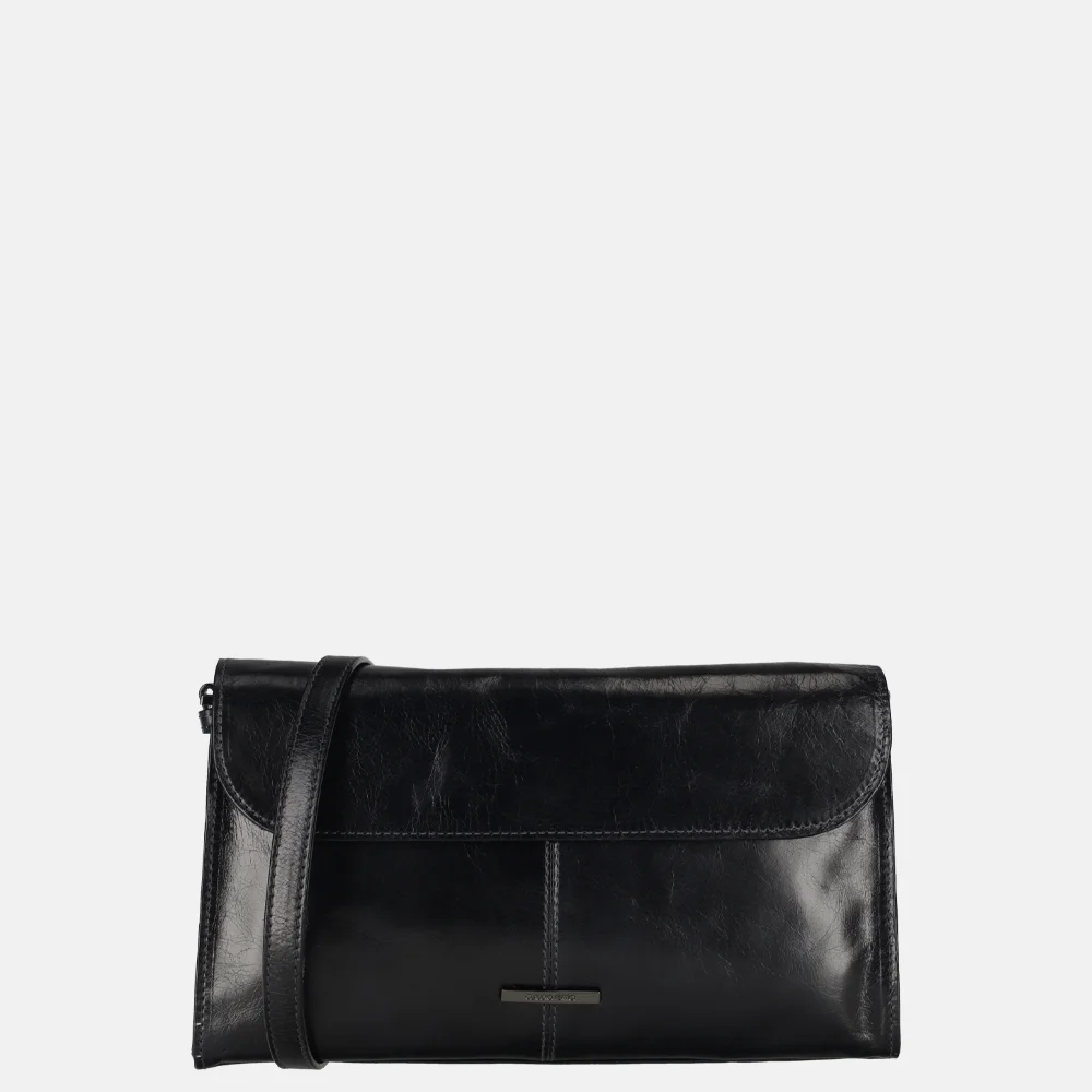 Claudio Ferrici crossbody tas navy