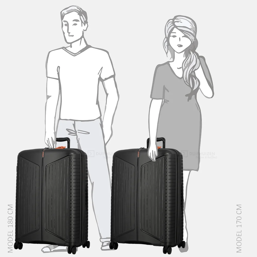 Jump Evae reiskoffer 76 cm expandable anthracite bij Duifhuizen