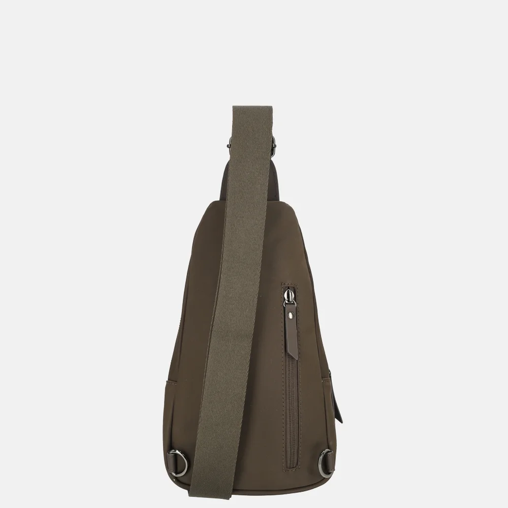 Enrico Benetti Caroline crossbody tas donkerbruin bij Duifhuizen