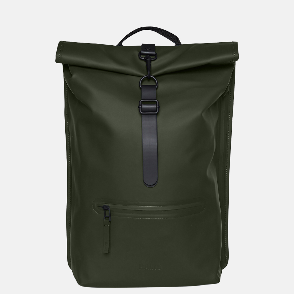 Rains Roll Top rugzak 16 inch green