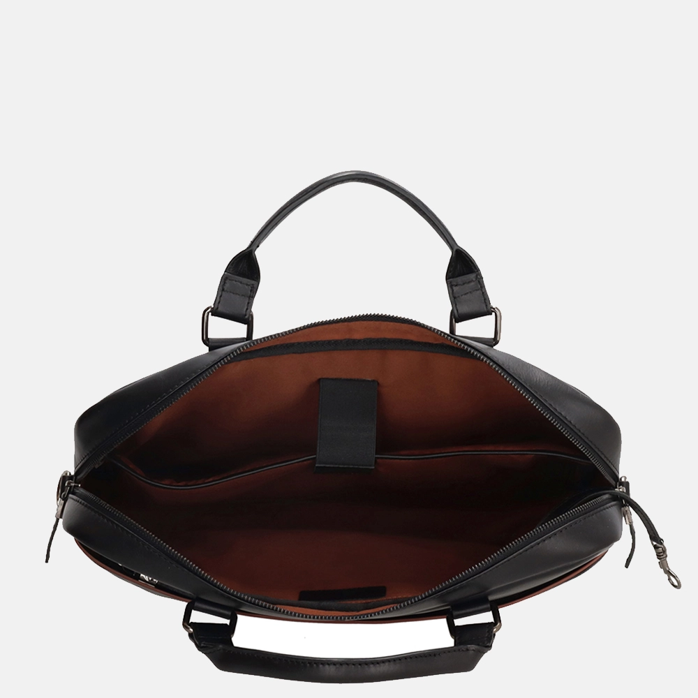 Micmacbags Le Mans laptoptas zwart bij Duifhuizen