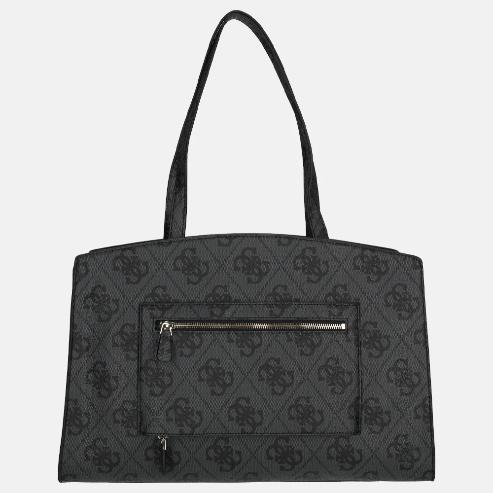 Guess Lorelei travelbag tote shopper coal logo bij Duifhuizen