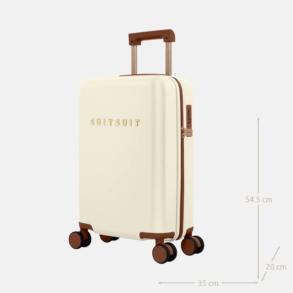 SUITSUIT Serenity handbagage koffer 55 cm wisper white bij Duifhuizen