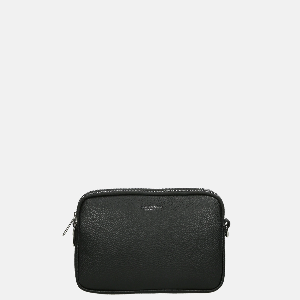 Flora & Co crossbody tas black bij Duifhuizen