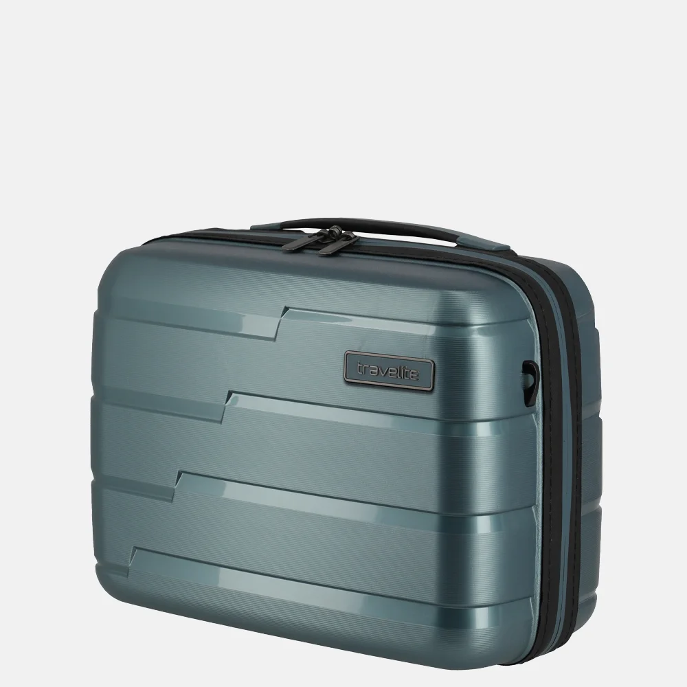 Travelite Air Base beautycase ice blue bij Duifhuizen