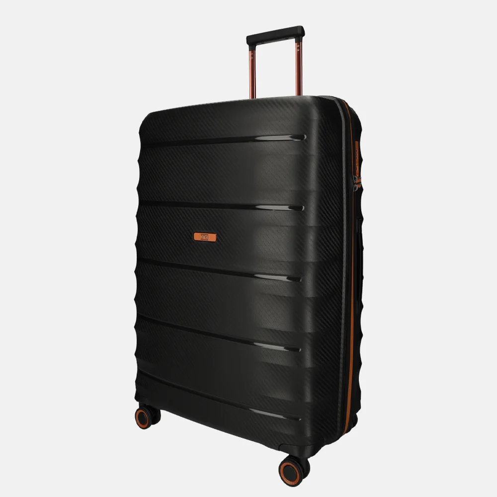 Duifhuizen Paloma reiskoffer 75 cm black/copper bij Duifhuizen