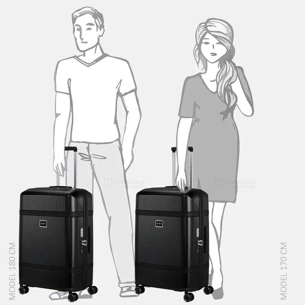 Samsonite Image spinner reiskoffer expandable 69 cm black bij Duifhuizen