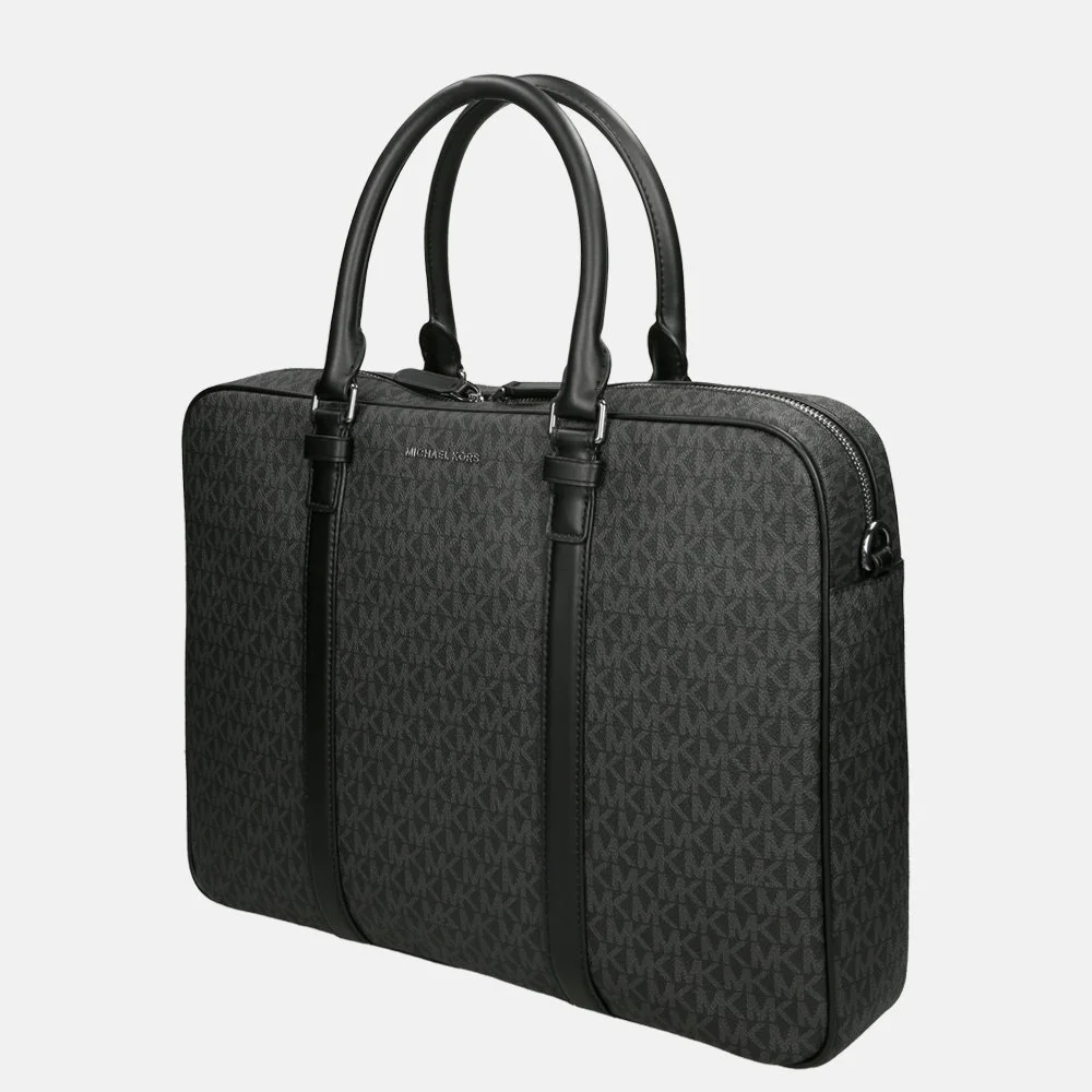 Michael Kors Commuter laptoptas black bij Duifhuizen