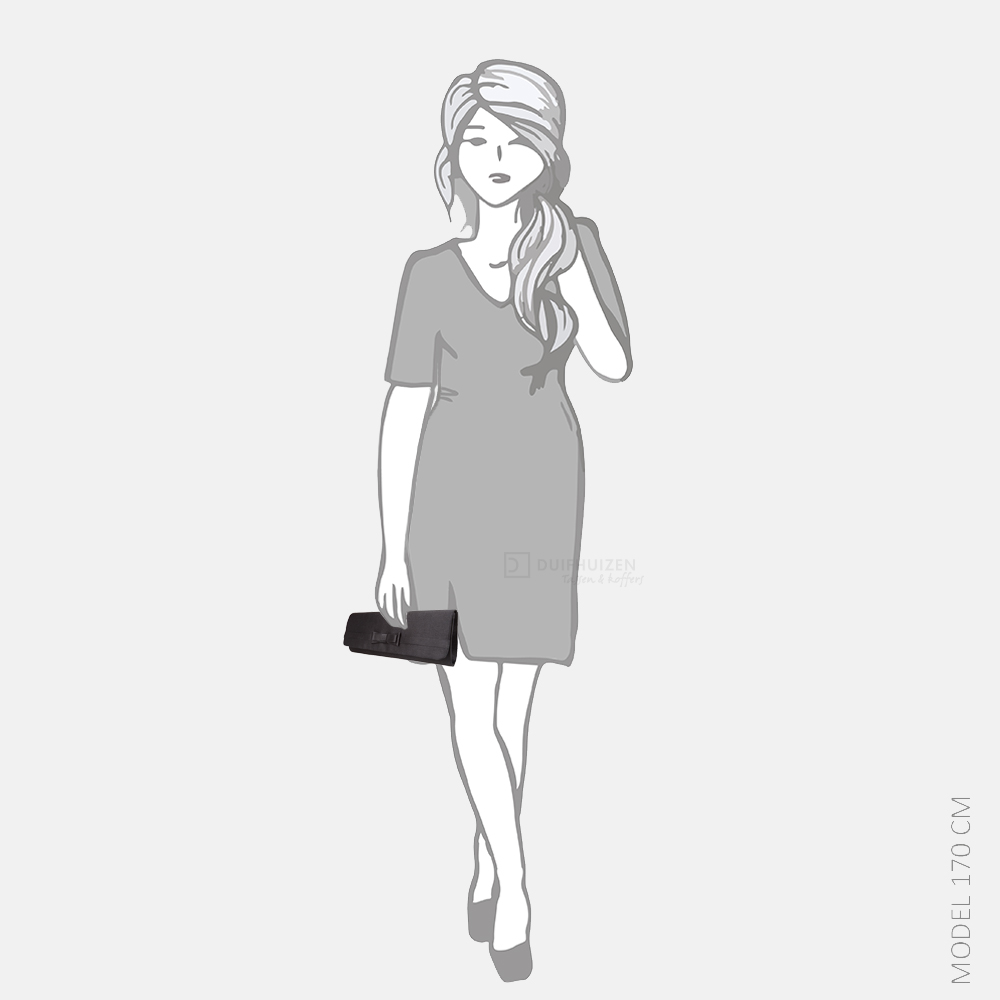 Bulaggi strik clutch zwart bij Duifhuizen