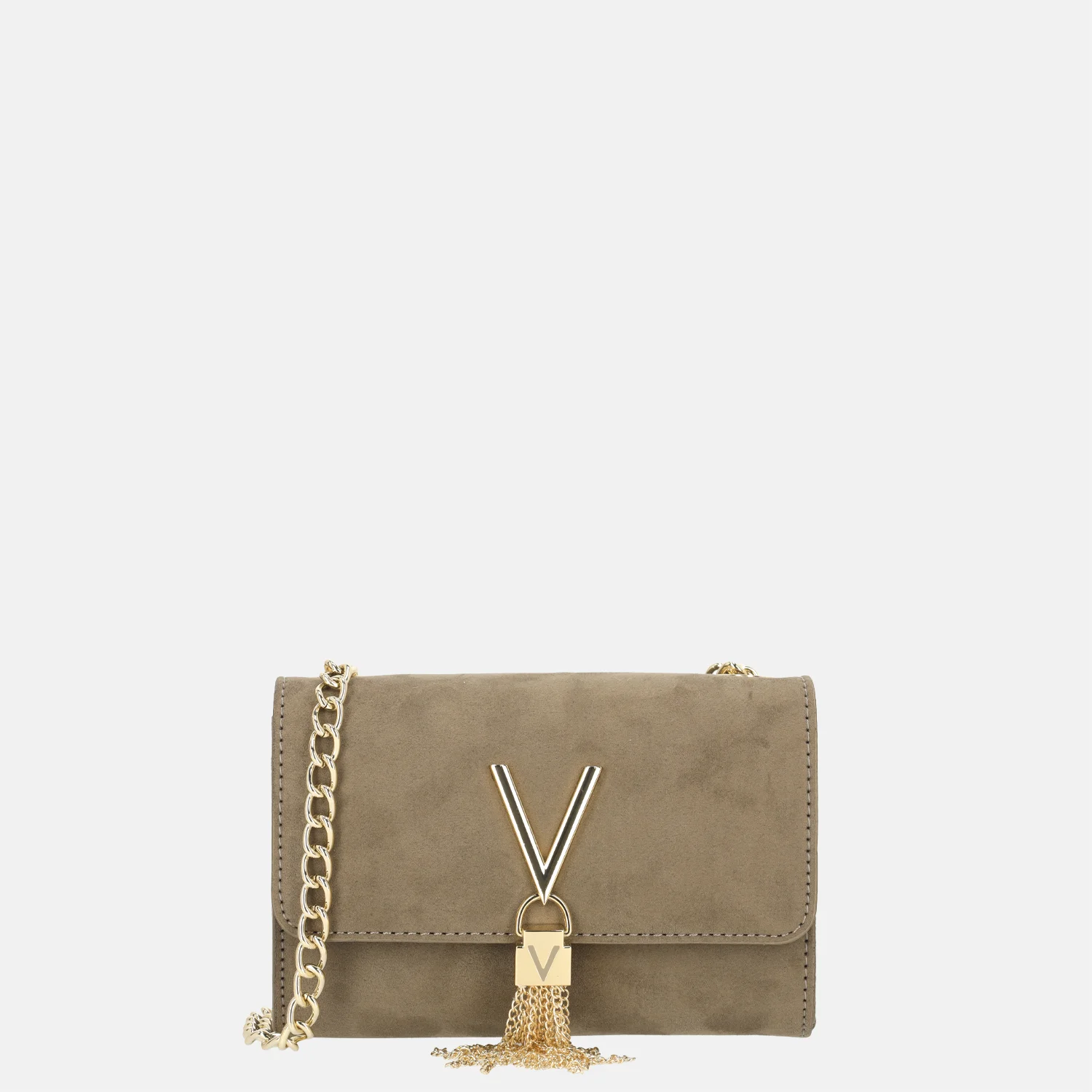Valentino Bags Divina Winter crossbody tas taupe