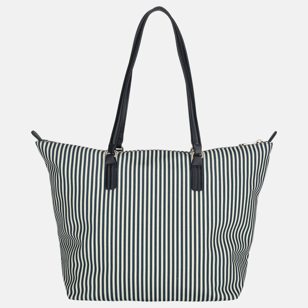 Tommy Hilfiger Poppy Summer tote shopper blue bij Duifhuizen