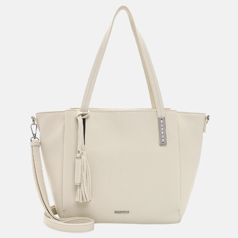 Emily & Noah Brook shopper light taupe bij Duifhuizen