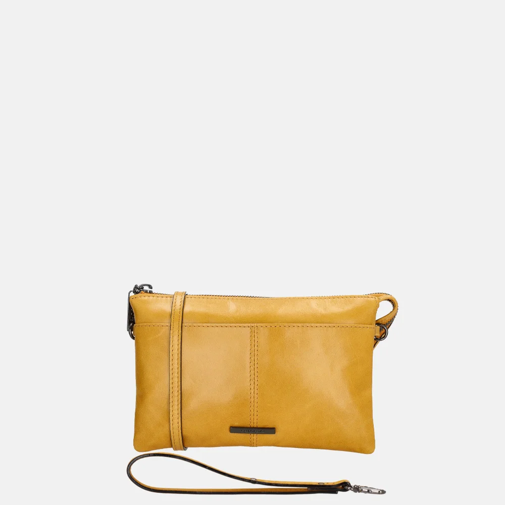 Claudio Ferrici crossbody tas sunflower bij Duifhuizen