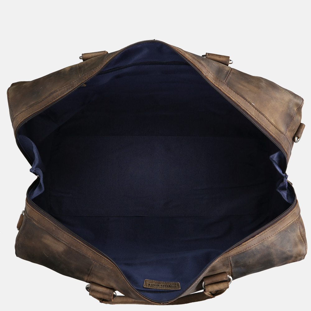 Leonhard Heyden Salisbury weekendtas brown bij Duifhuizen