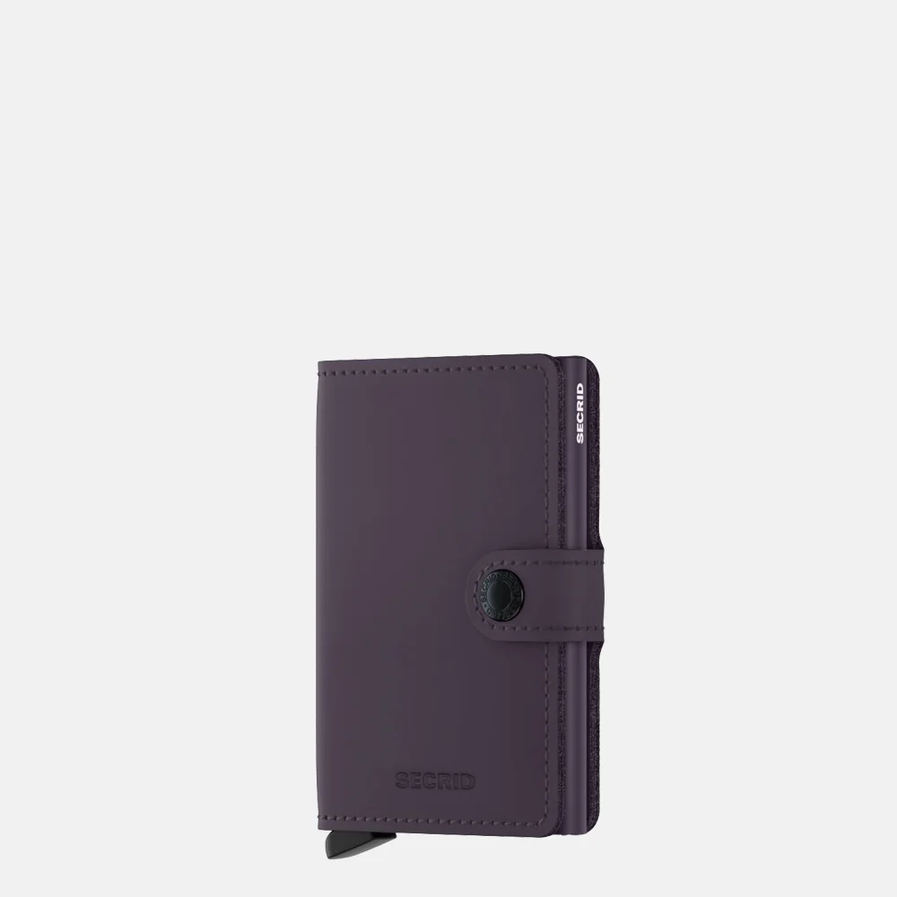 Secrid Miniwallet matte dark purple bij Duifhuizen