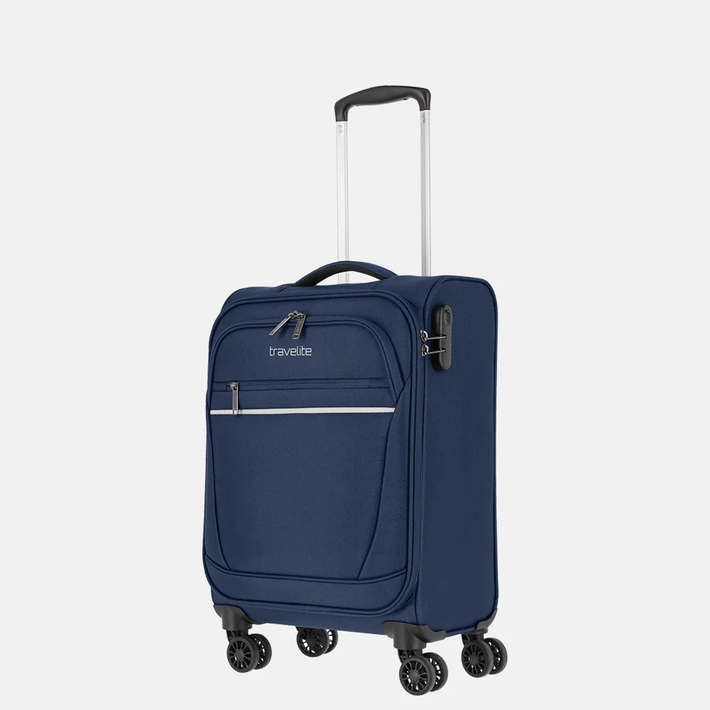 Travelite Cabin handbagage koffer navy bij Duifhuizen