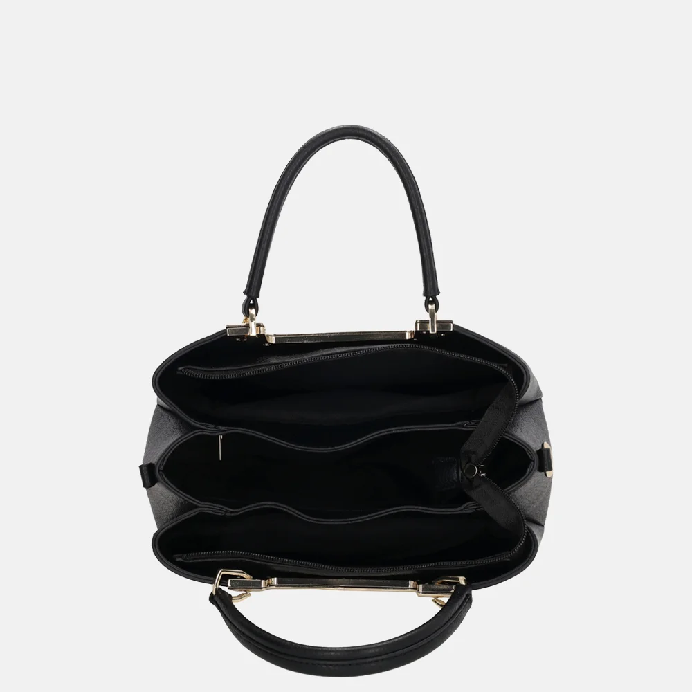 Charm London handtas M zwart bij Duifhuizen