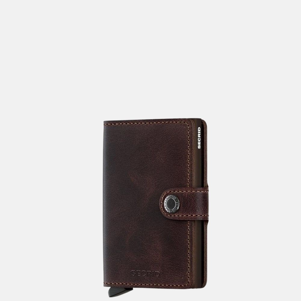 Secrid Miniwallet pasjeshouder vintage chocolate bij Duifhuizen