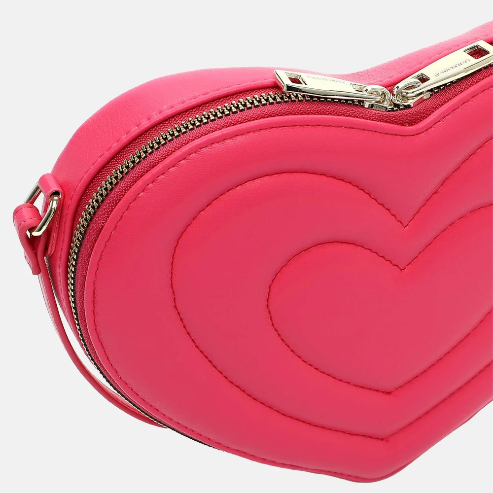 Emily & Noah Julia crossbody tas hart pink bij Duifhuizen