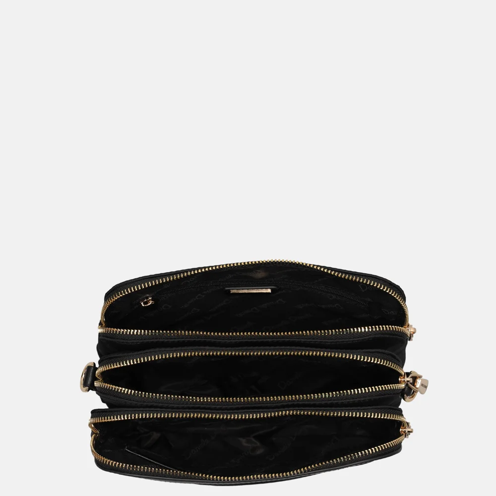 Daniele Donati crossbody tas black bij Duifhuizen