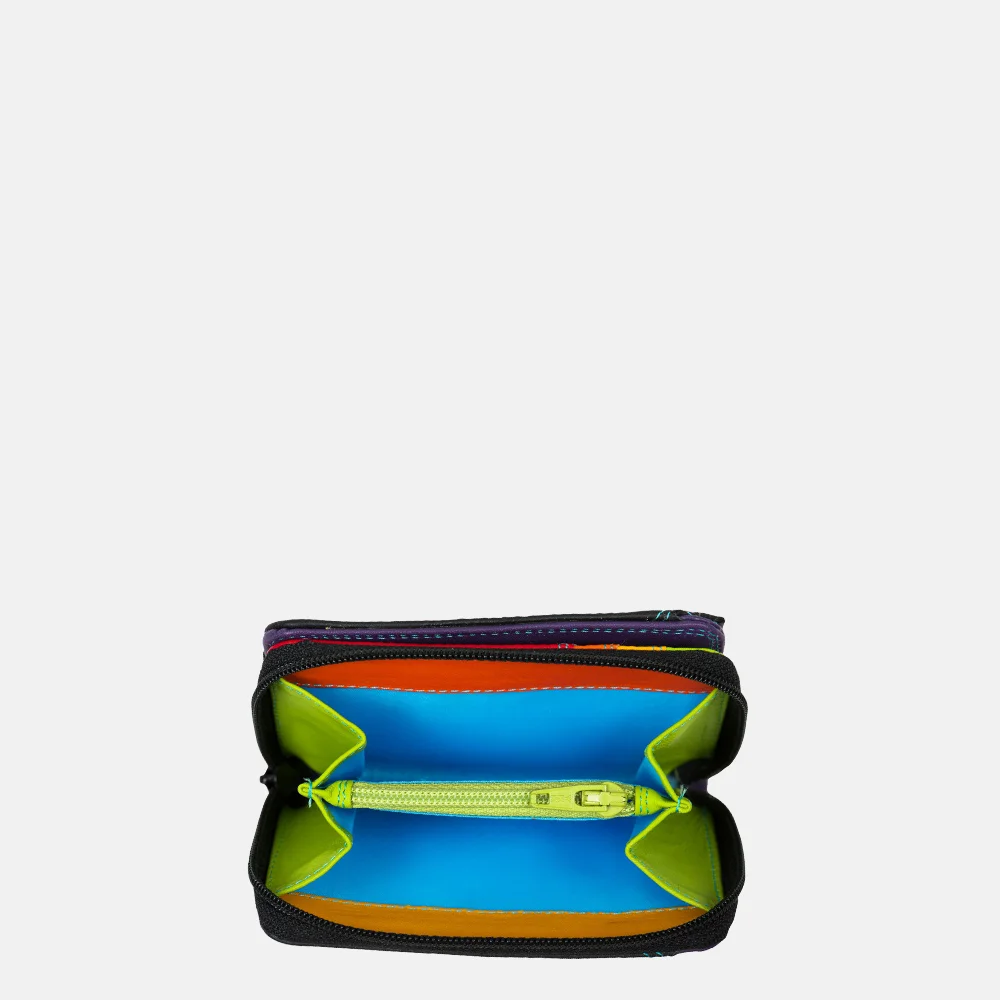 Mywalit Zip around portemonnee small black pace bij Duifhuizen