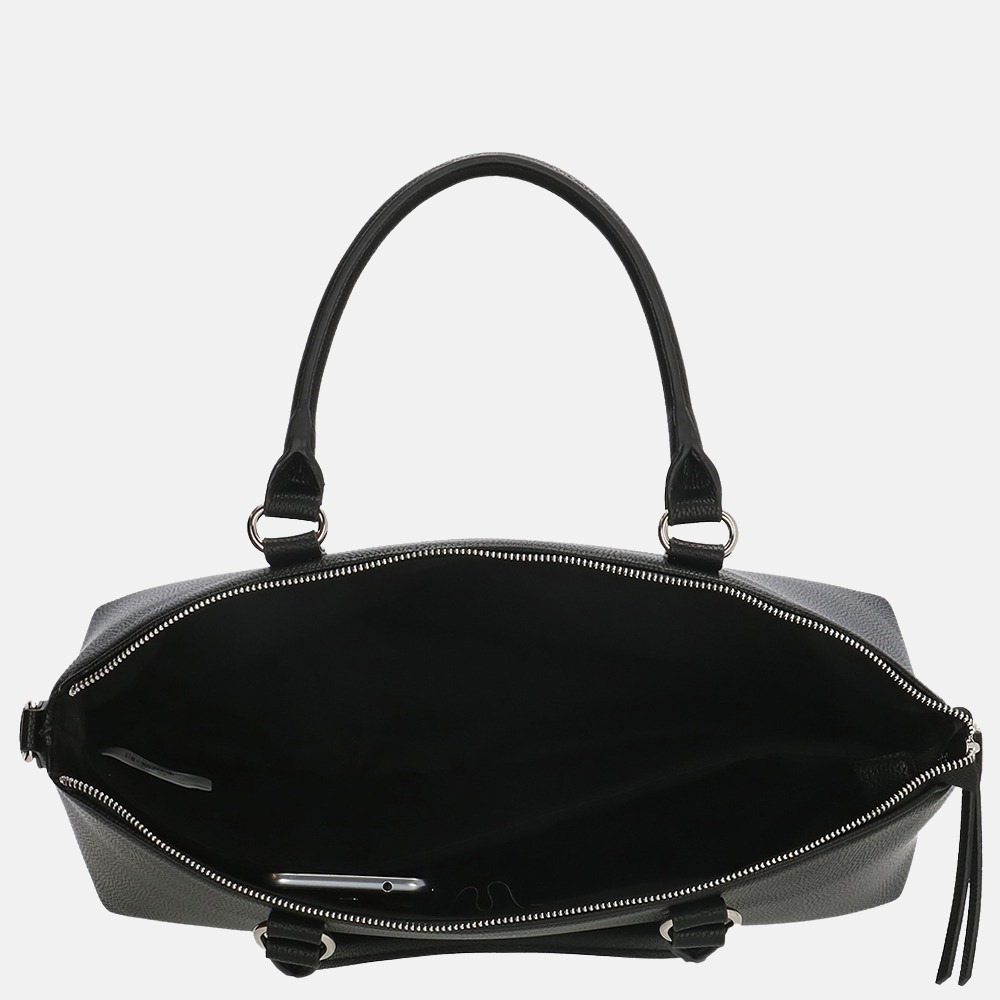 Charm London Stratford handtas 13 inch black bij Duifhuizen