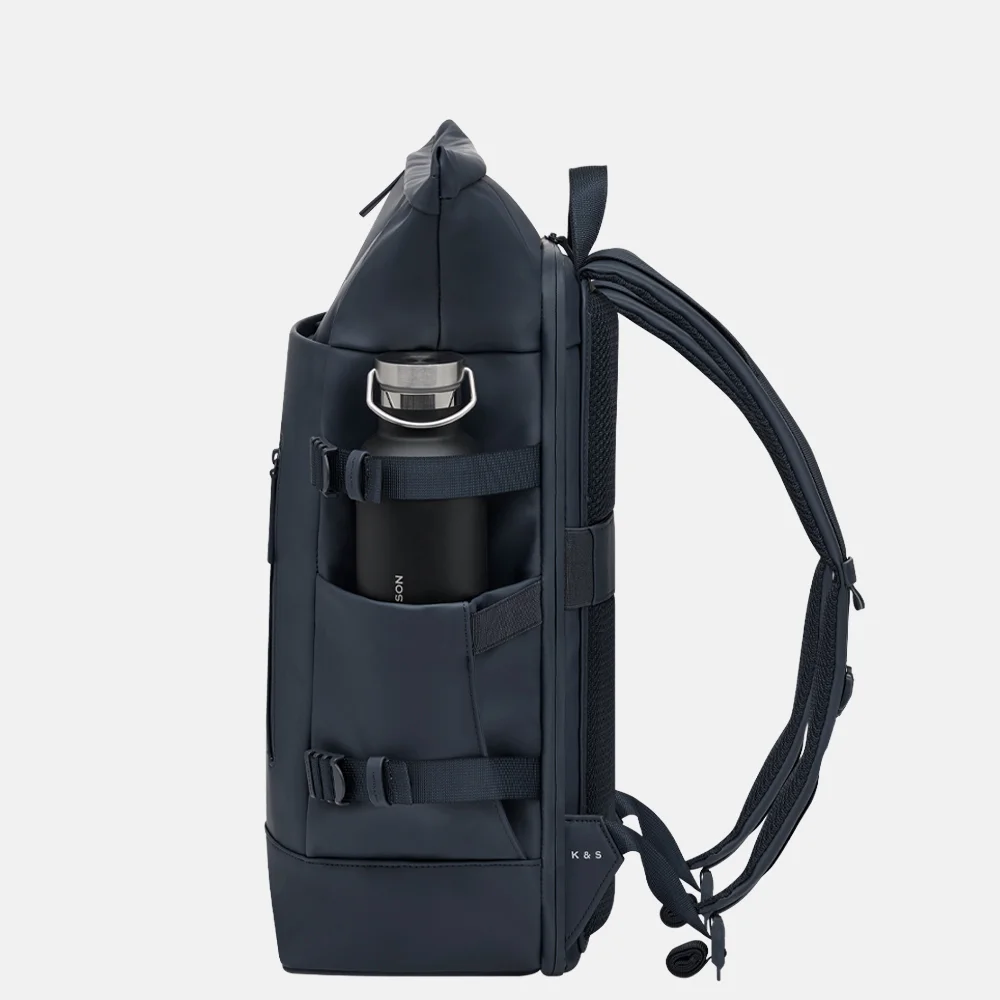 Kapten & Son Helsinki PRO rugzak 15 inch navy blue bij Duifhuizen