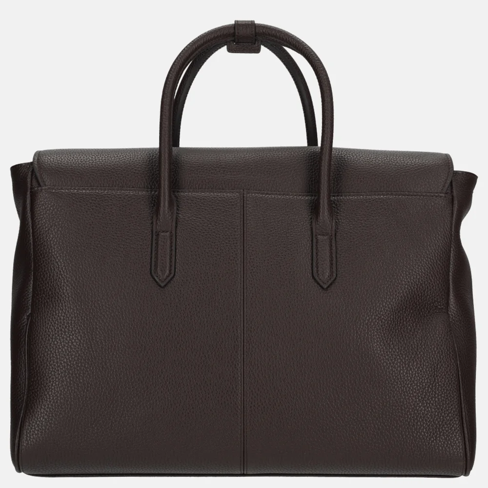 Smaak Amsterdam Barbra handtas XL dark chocolat bij Duifhuizen