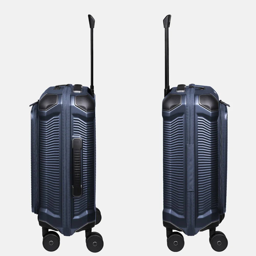 Travelite Millenium Frontpocket handbagage koffer 55 cm 15 inch navy bij Duifhuizen