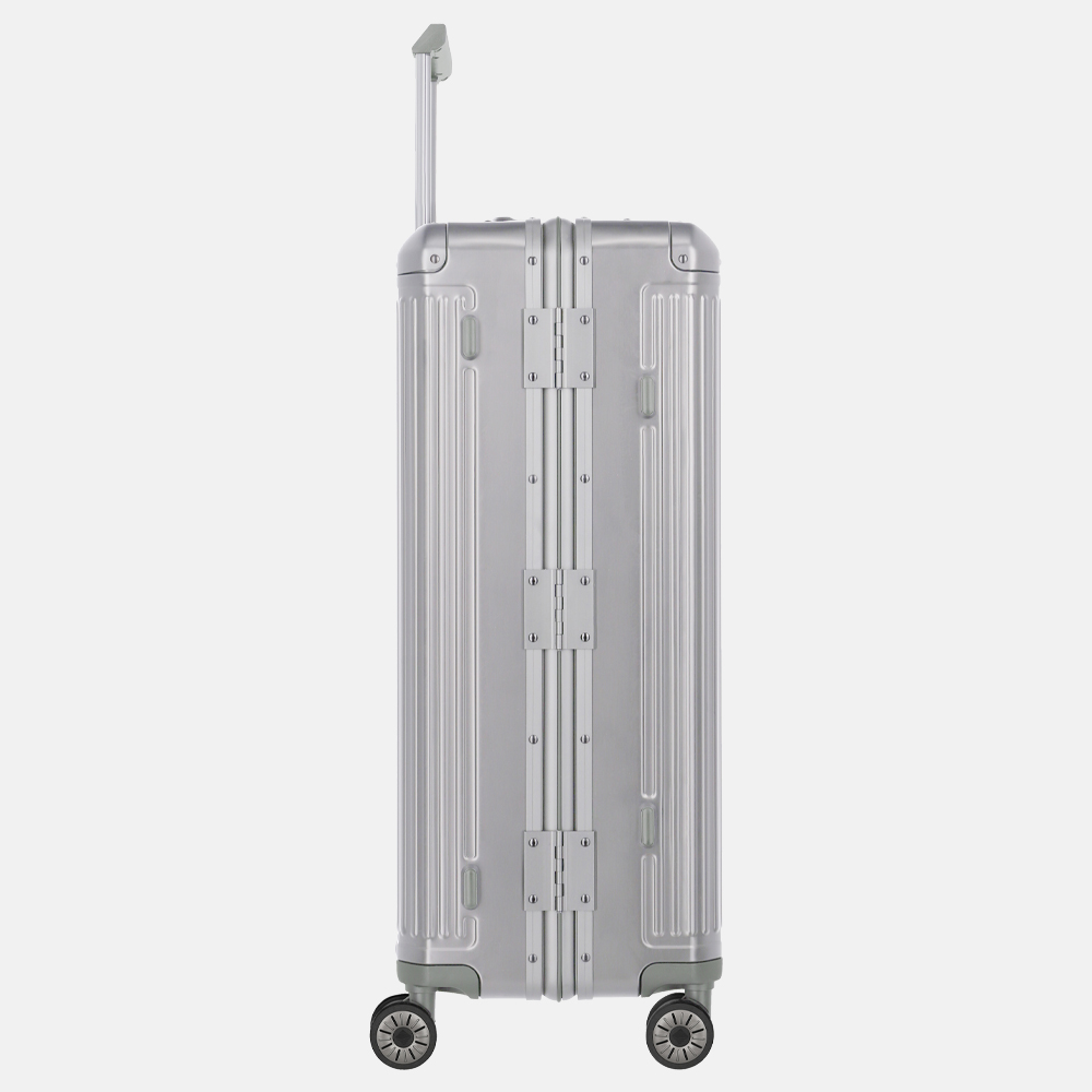 Travelite Next koffer 77 cm silver bij Duifhuizen