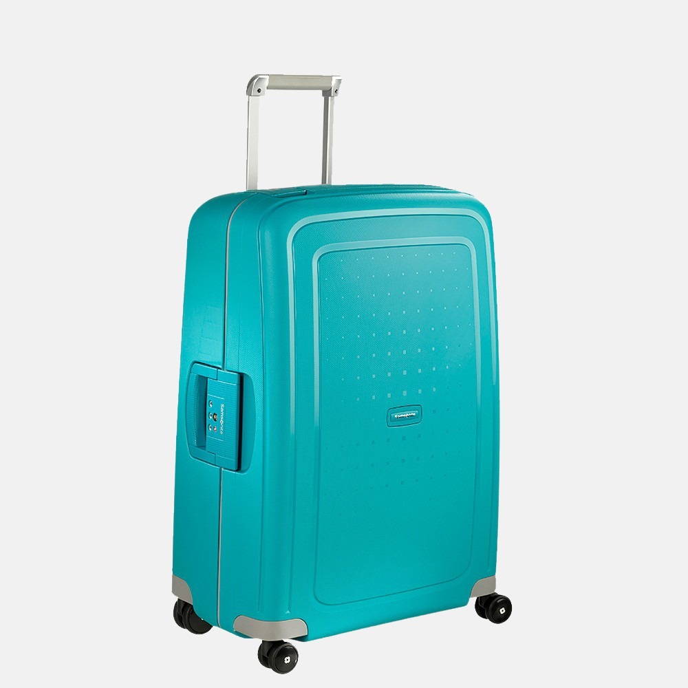 Samsonite S'Cure spinner 69 cm aqua blue bij Duifhuizen