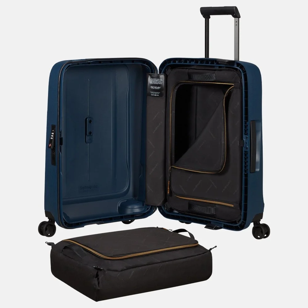 Samsonite Essens handbagage koffer 55 cm Midnight Blue bij Duifhuizen