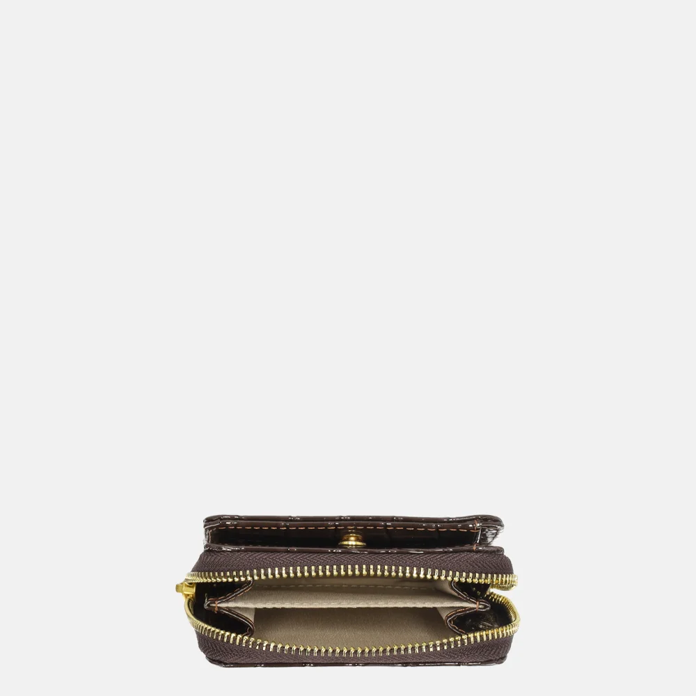 Laurent David portemonnee S dark brown bij Duifhuizen