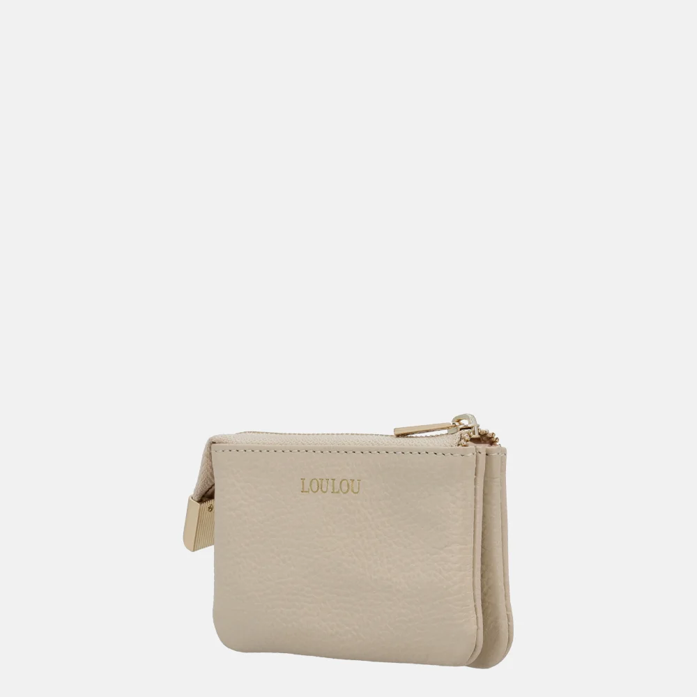Loulou Essentiels Camille pasjeshouder beige bij Duifhuizen