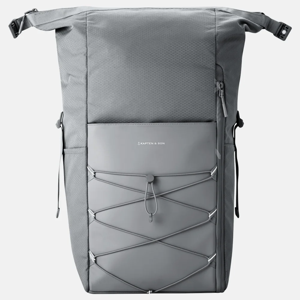 Kapten & Son Yoho rugzak 16 inch stone grey bij Duifhuizen