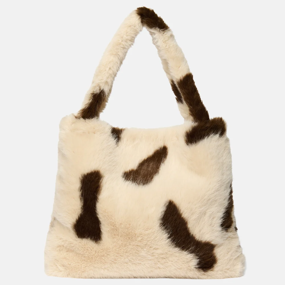 Studio Noos Faux Fur Mom bag shopper holy cow bij Duifhuizen