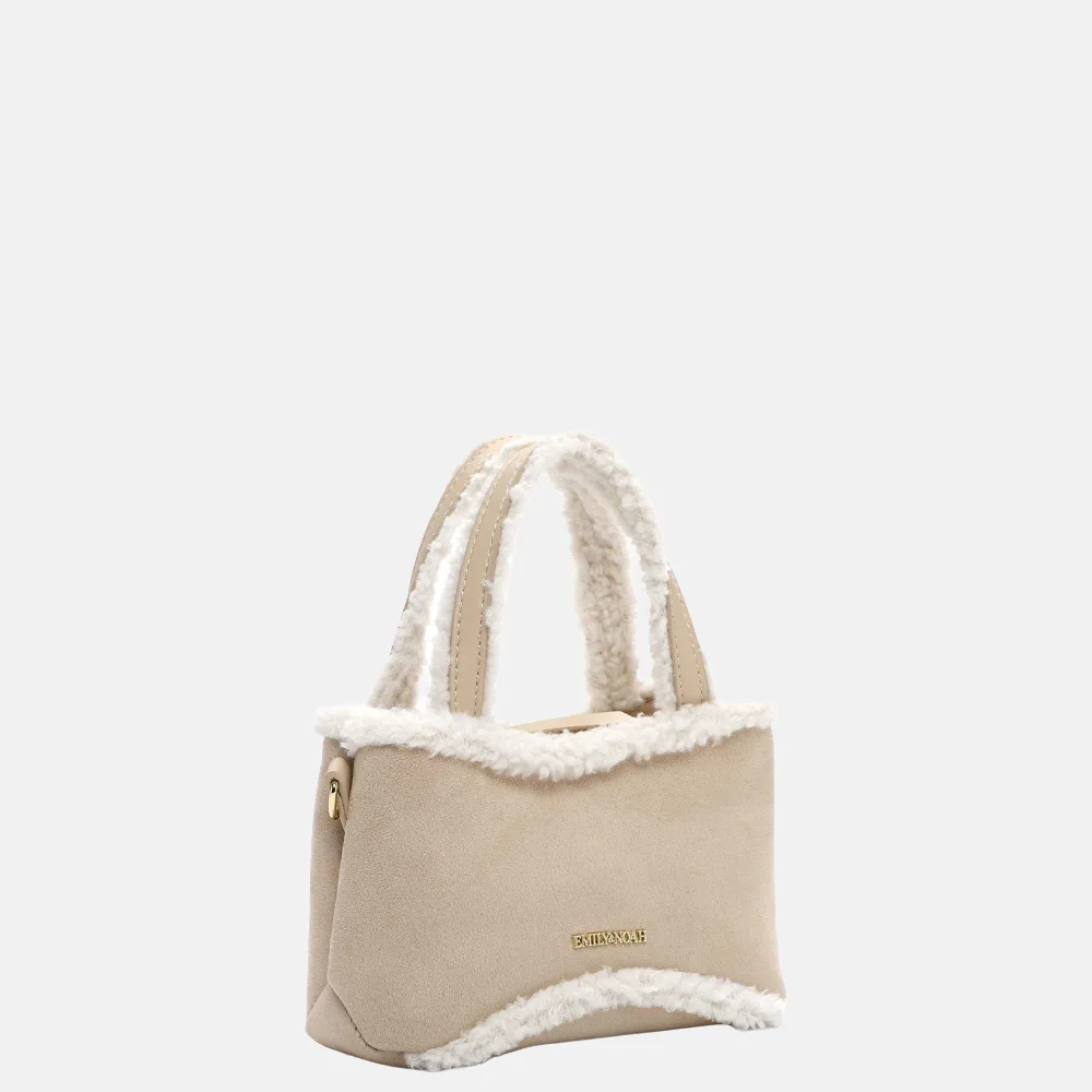 Emily & Noah Heidenrose handtas XS beige bij Duifhuizen