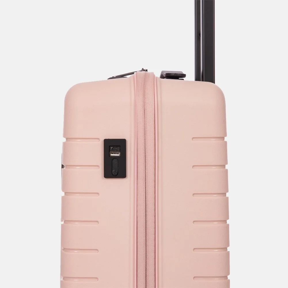 Bric's Ulisse handbagage koffer 55 cm pearl pink bij Duifhuizen