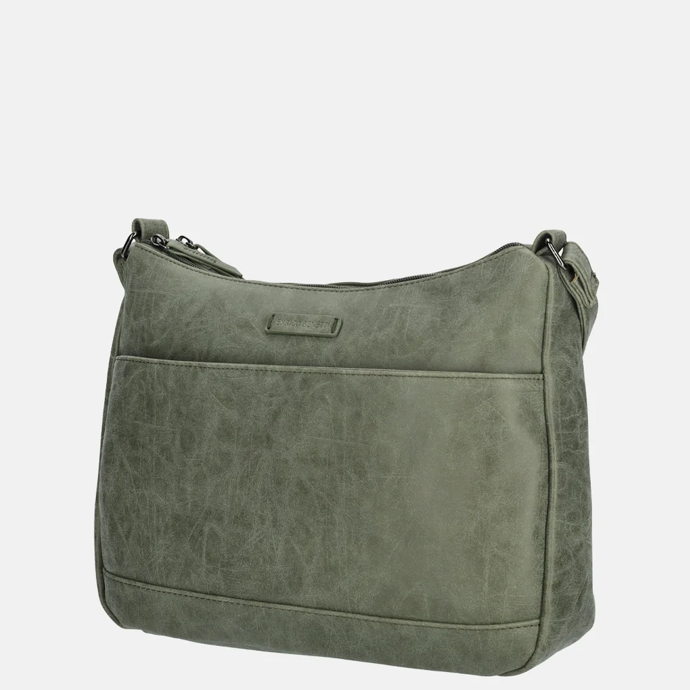 Enrico Benetti Noumea crossbody tas olive bij Duifhuizen