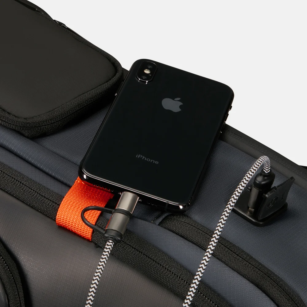 Samsonite Biz2go Daytrip rugzak 15 inch graphite/apricot bij Duifhuizen