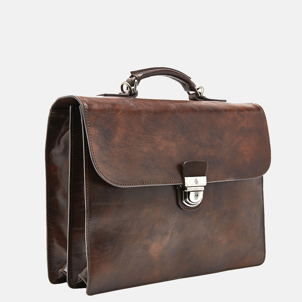Castelijn & Beerens Rien laptoptas 13.3 inch cognac bij Duifhuizen