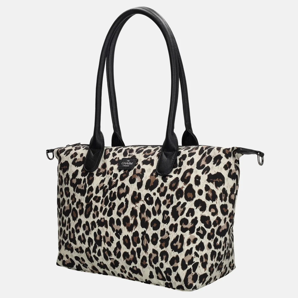 Charm London Buckingham shopper L luipaard bij Duifhuizen
