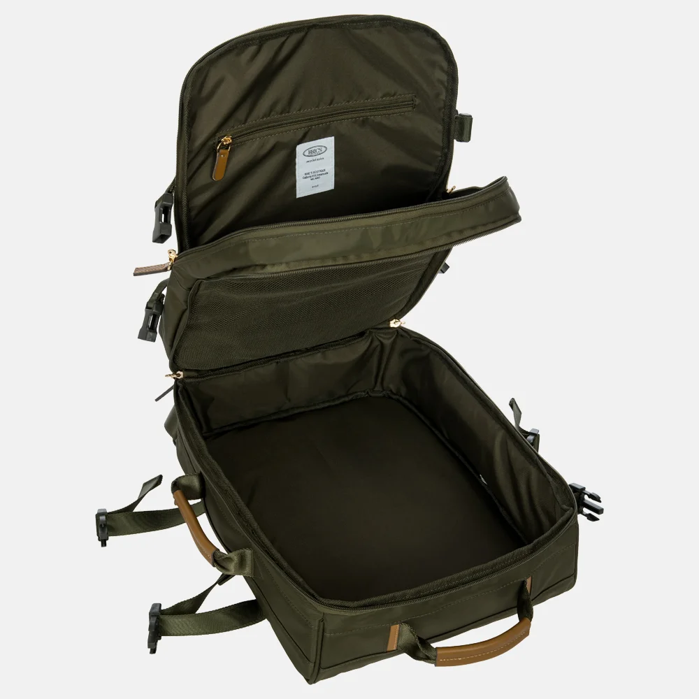 Bric's X travel handbagage rugzak olive bij Duifhuizen